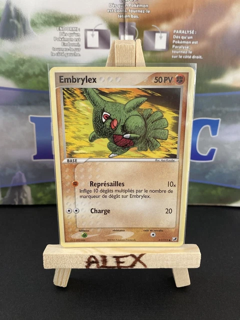 Carte Pokemon Embrylex 61/115 / Bloc EX Forces Cachées / Bon État FR