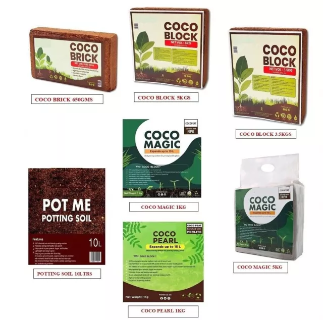 Coco Coir Brick | Organic | Coconut Fibre | 100% Natural | Reptile Friendly |