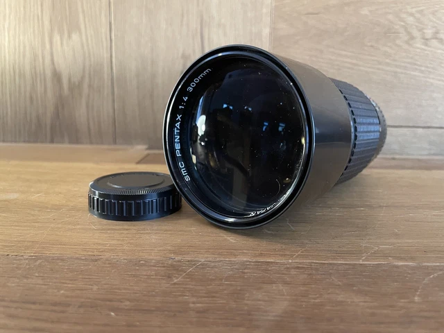 Cla D': Optique Mint Smc Pentax 300mm F/4 Téléphoto Mf Objectif Pk K Support De