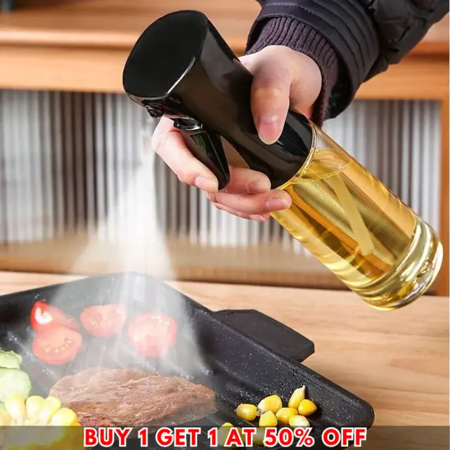 200-500 ML SPRAY olio per cucina bottiglia spray olio d'oliva per olio da  cucina Mister EUR 8,54 - PicClick IT