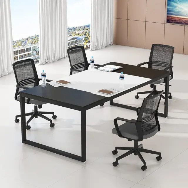 Rectangle Shaped Conference Table Meeting Seminar Table with Partical Wood Table