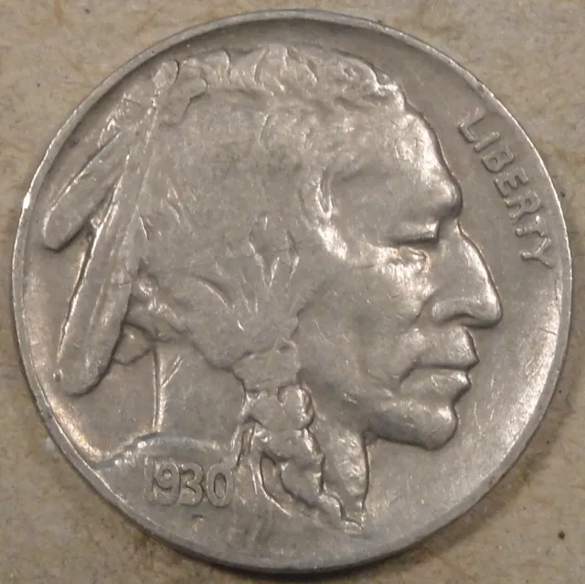 1930 Buffalo Nickel 5c as Pictured