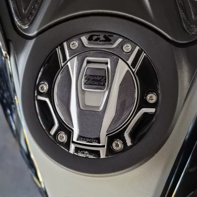 3d Gel Aufkleber Motorrad Tankdeckelschutz Kompatibel BMW R 1300 GS Triple Black