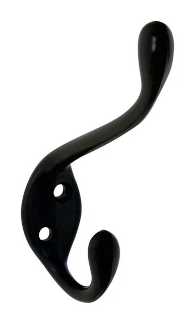 National Hardware 4.59in. L Bronze Black Zinc Heavy Duty Garment Hook 35lb cap.