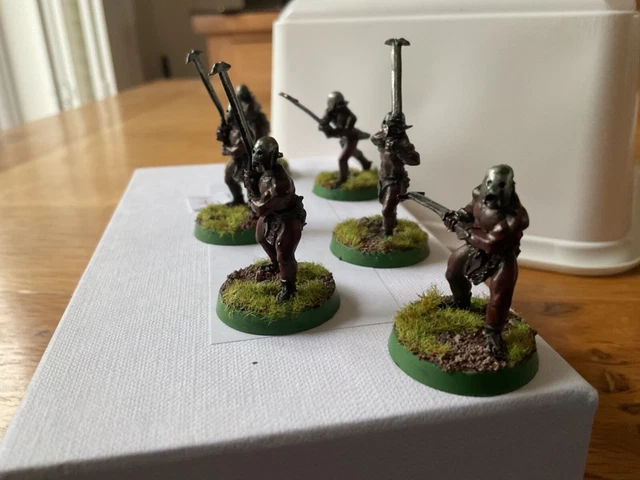WARHAMMER LORD OF The Rings Uruk Hai Metal Berserkers X6 EUR 16,98 ...