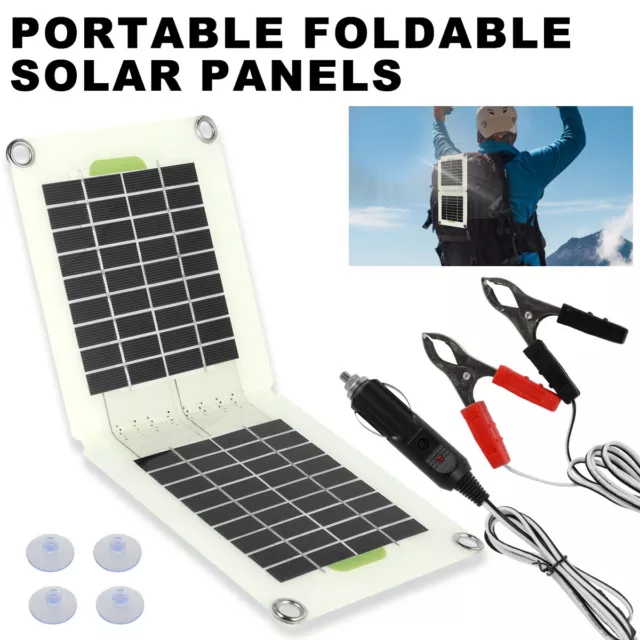 Solar Panel Kit 12V IP65 Waterproof Solar Charger Portable Foldable Solar~·