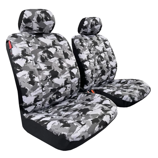 CANVAS SEAT COVERS For Toyota Landcruiser 80 Series Style Grey