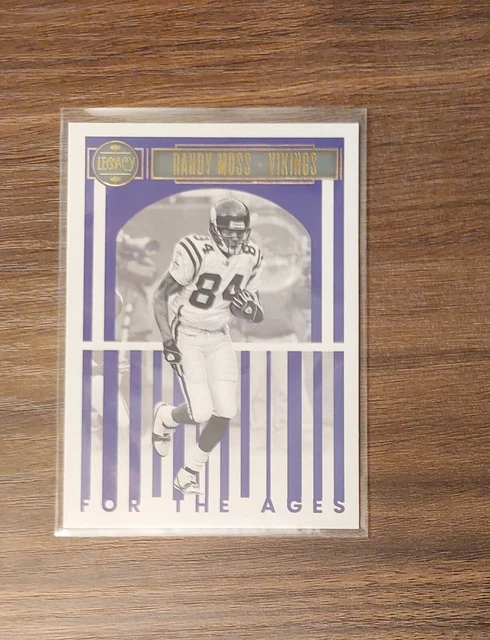 Randy Moss Vikings 2023 Legacy Football NFL For The Ages