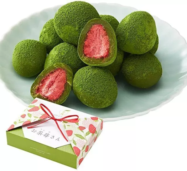 Japanese Popular sweets Matcha truffle strawberry chocolate 70g from Japan 6564