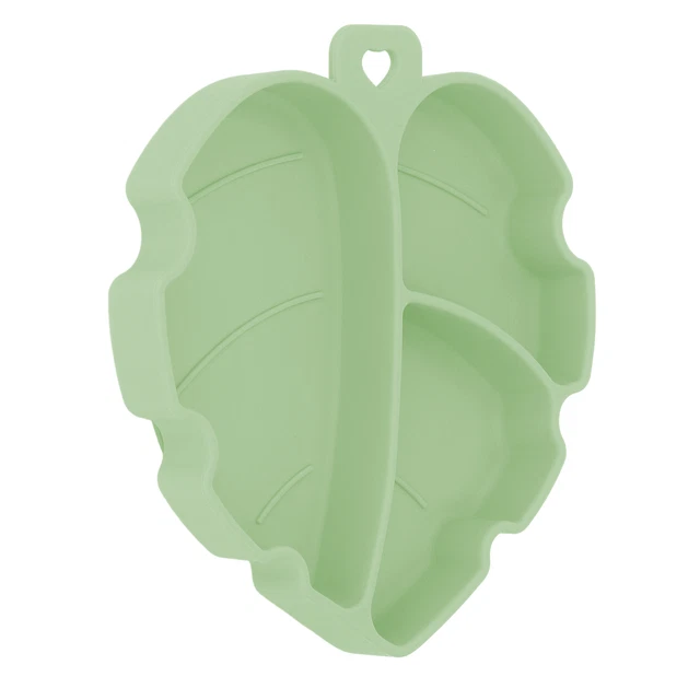 (Vert Clair)Assiette Pour Tout-petit Assiette à Ventouse En Silicone De Taille