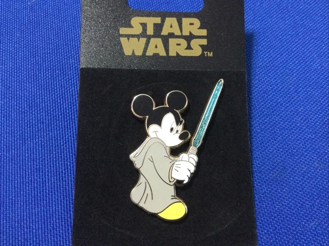 Disney Pin - Star Wars - Mickey Mouse As Jedi Luke Skywalker With Lightsaber