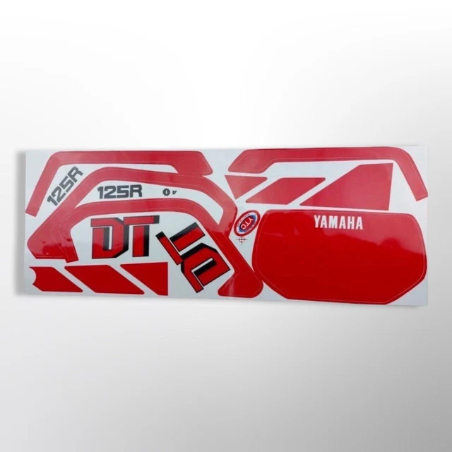 Kit Autocollants Décalques XT125R - Motif Bleu Compatible Yamaha XT 125 - Neuf Sous Film
