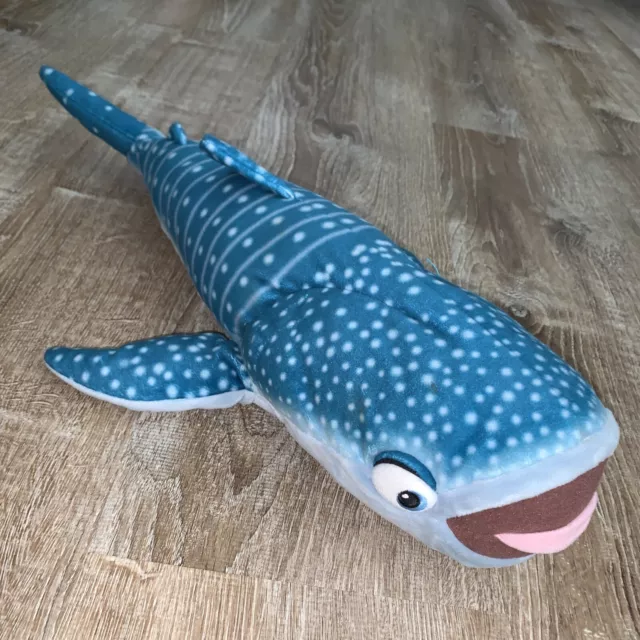 22" Finding Dory DESTINY Plush Whale Shark Large TOY Disney Store Pixar