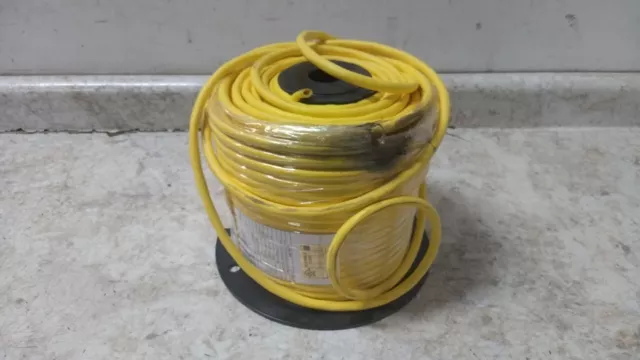 Brand Name 2TYH9 ~250 Ft L 16 AWG Wire Size 600V Yellow Portable Cord (C)