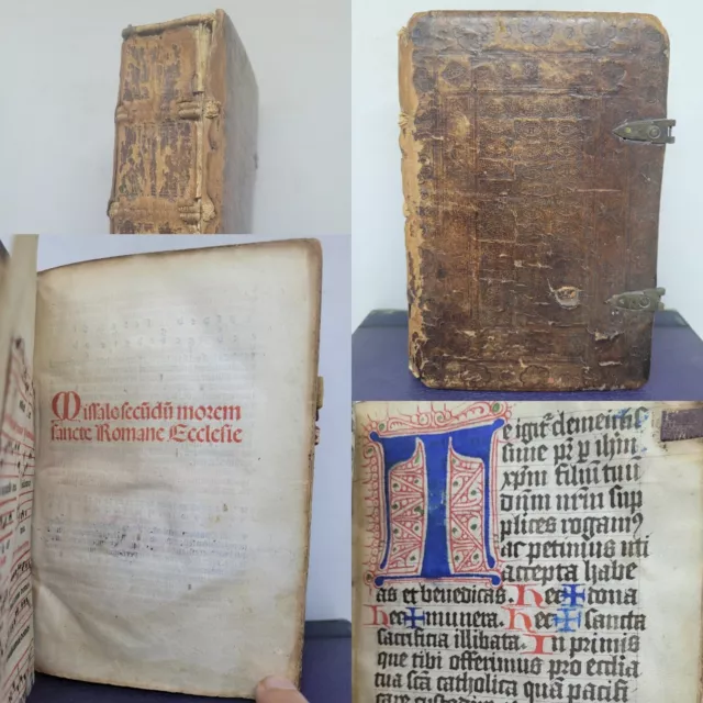 Missale Secundum 1493 ~ Incunable ~ Manuscript Supplements