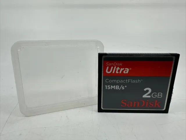 SanDisk Ultra 2GB Compact Flash Memory Card with Case R461