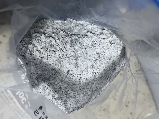 Light Grey 1/8” Epoxy Chip Flakes Painting Priced Per 5 lbs Bags