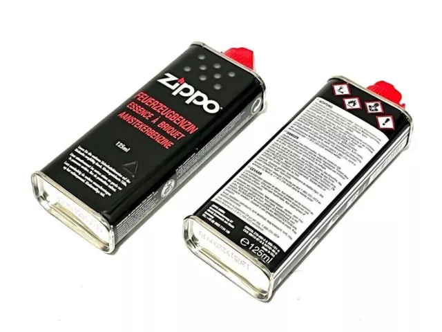 ZIPPO Feuerzeug Benzin (Original) 2 x 125ml für Benzin Feuerzeuge