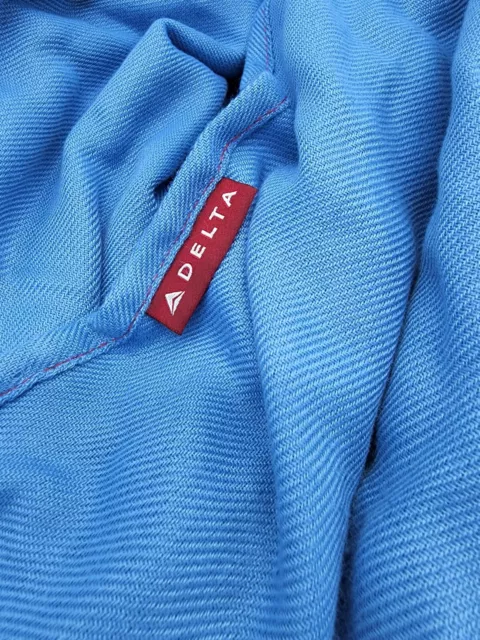 Delta Airlines First Class Throw Blanket, Blue, 60" x 45" (Brand New/Sealed) Delta Airlines First Class Throw Blanket, Blue, 60" x 45" (Brand New/Sealed)