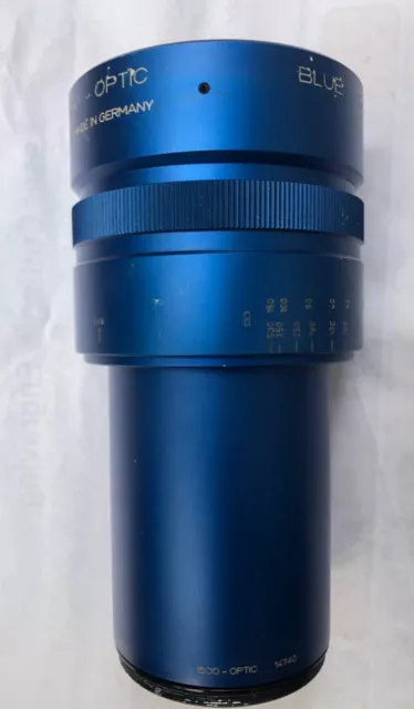 ISCO Blue Star HD Cinemascope Anamorphic 35mm Projector Lens - USED VG