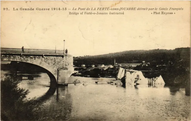 CPA La Guerre 1914-15 - Le Pont de LA FERTÉ-sous-JOUARRE detrut par le (249563)