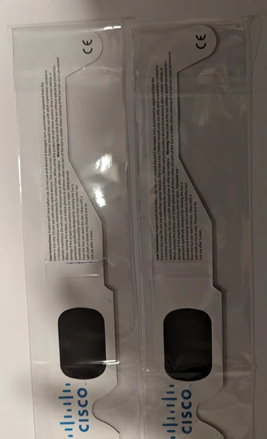 (2) PAIR SOLAR Eclipse Glasses USA SHIP 2024 NASA Approved ISO CE