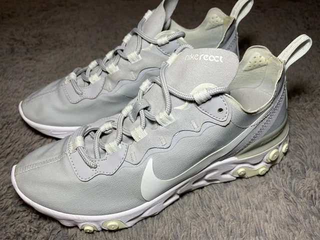Nike react element 55 wolf grey ghost sales aqua