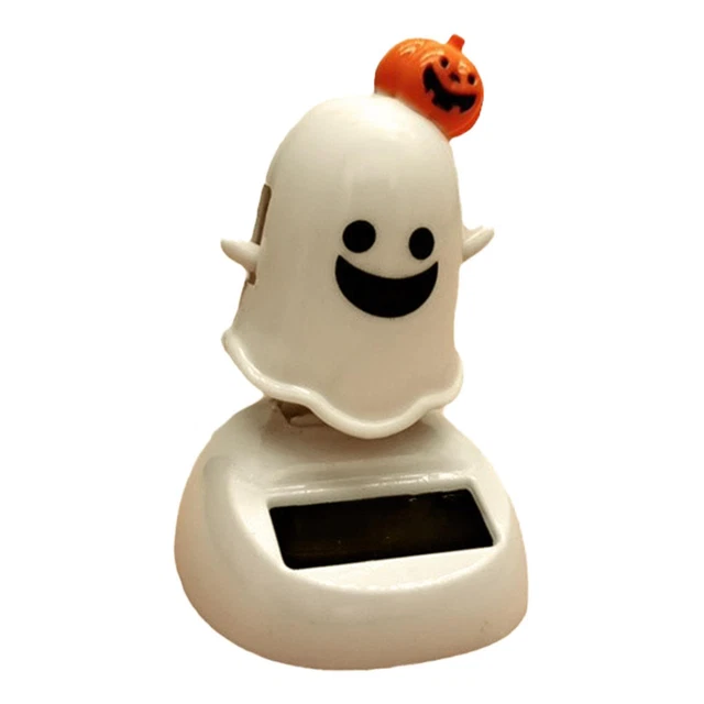 10 Solar Powered Dancing Toys Halloween - Halloween Ghost Dancing Figure Toys Car Dashboard Decoration | Solar Wobble Figures | Shaking Head Halloween
