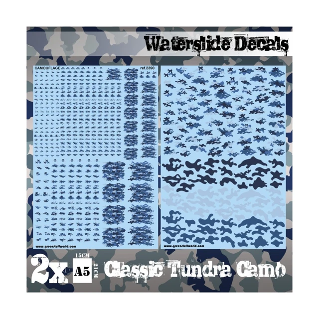Green Stuff World Decals Classic Tundra Camo New
