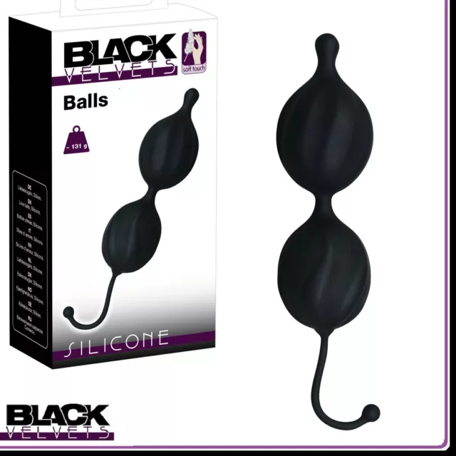 Sex Toys Palline del piacere Black Velvets Silicone Balls Sexy Sfere Geisha Anal