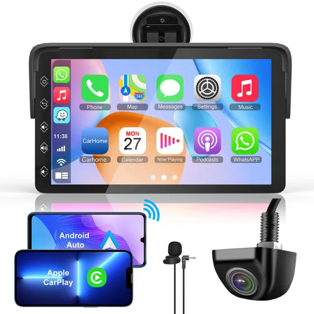 Wireless Apple Carplay Portable Car Stereo Android Auto,9.3in IPS  Touchscreen Portable Car Radio Receiver W/Bluetooth GPS Rear Backup Camera Car  Monitor Display - China Car Player, Car Display