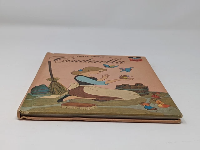 Walt Disney's Cinderella Vintage Hardcover 1974 2