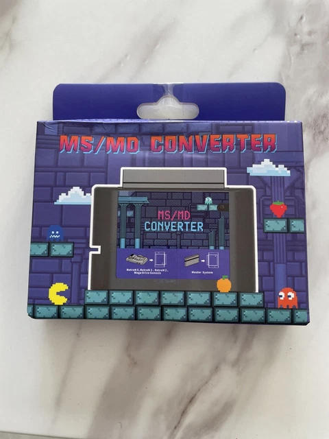 Adaptateur convertisseur SEGA Mega Drive Master System Converter PAL NEUF