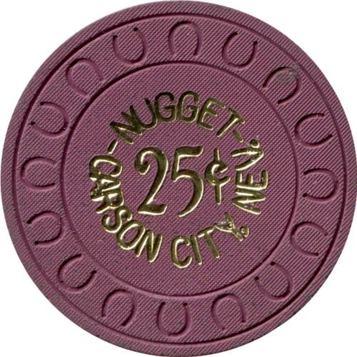 25¢ Nugget Casino Chip (N4414) - Carson City, Nevada
