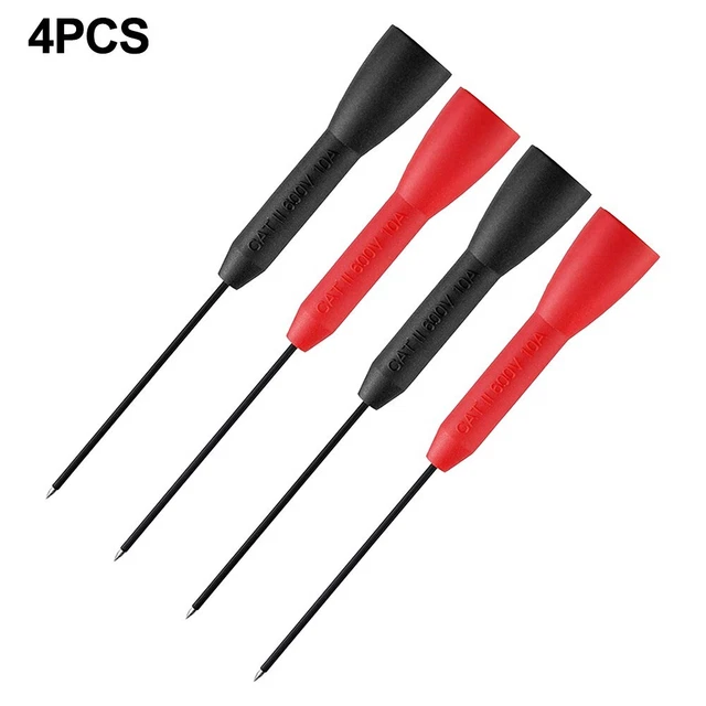 Outil sondes multimètres noir/rouge accessoires durables bouchons pratique TPE/