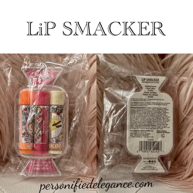 NEW Lip Smacker Best Flavor Forever 3 Pack Flavor Variety Lip Balm Set Full Size
