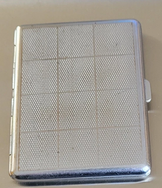ANCIEN PORTE CIGARETTES en métal argenté EUR 8,00 - PicClick FR