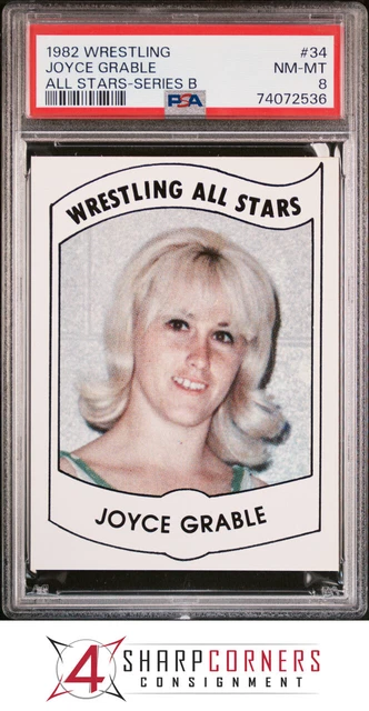 1982 Wrestling All-Stars-Series B #34 Joyce Grable Hof Psa 8 X3629722-536