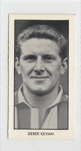 1958 D C Thomson Hotspur World Cup Footballers #10 Derek Kevan, West Brom Albion