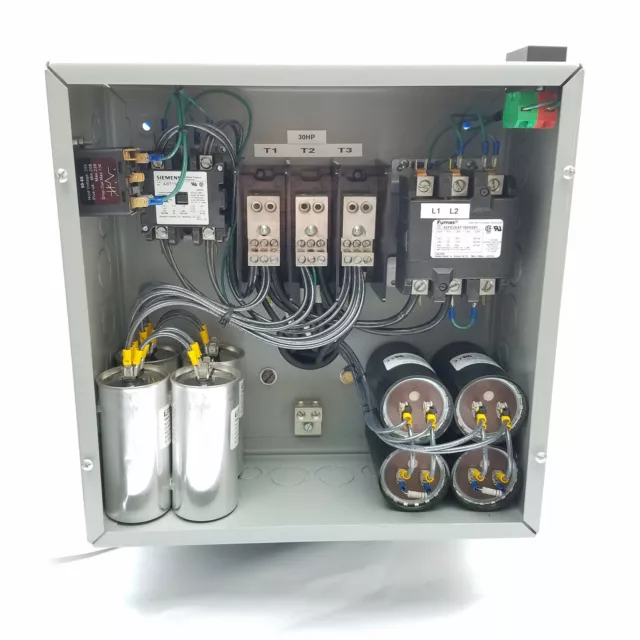 30hp Cnc Balanced 3 Phase Rotary Converter Panel 10 year warranty