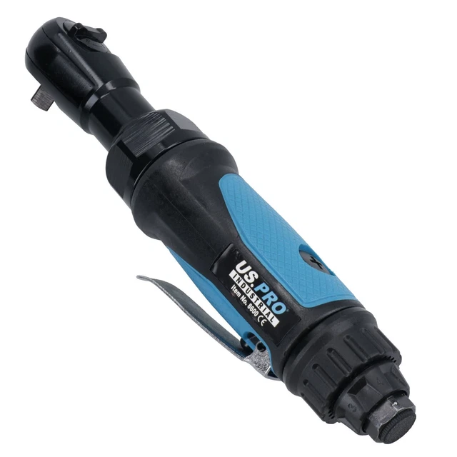 3/8in Drive Air Ratchet High Torque Reversible Maximum Torque 102NM 75 ft/lbs 3