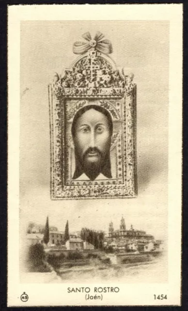 Santino antico de Jesus estampa image pieuse holy card