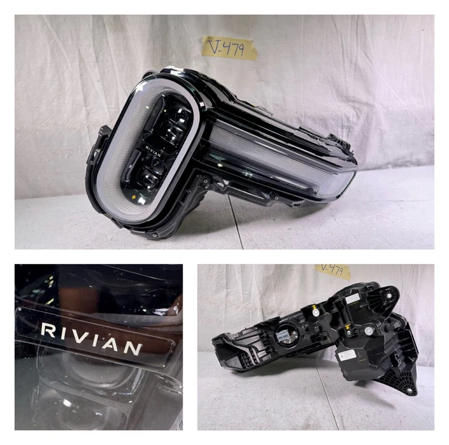 2025 2026 RIVIAN R1T R1S LEFT LH DRIVER SIDE LED HEADLIGHT OEM P/N ...