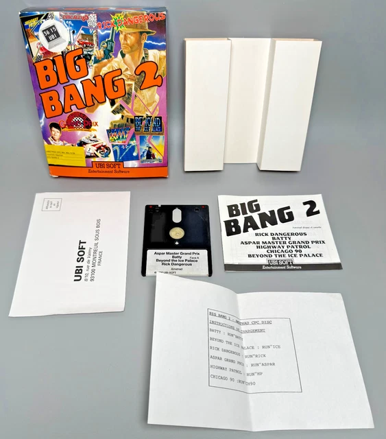 Disquette Amstrad - Jeu RICK DANGEROUS - Adventure - État Correct