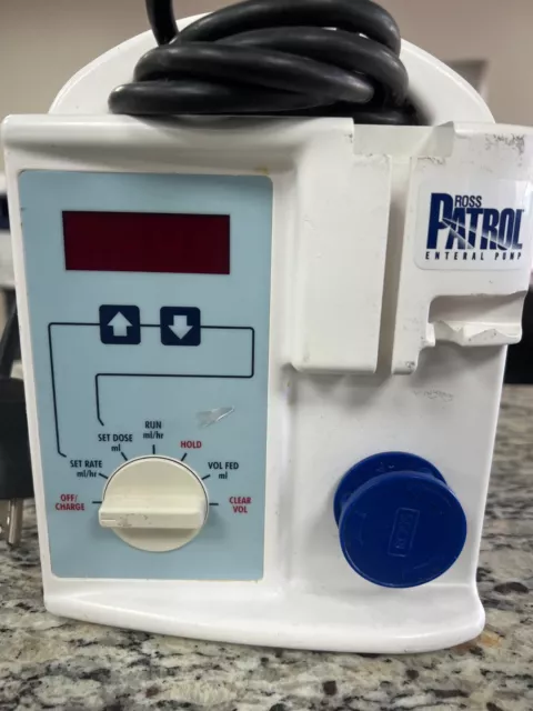 Ross Nutrition Patrol Enteral Feeding Pump Abbott Nutrition w/Pole Clamp A5A