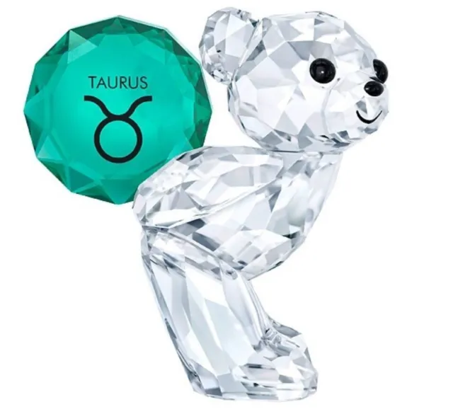 Swarovski Crystal Kris Bear Zodiac Taurus New In Box With Certificate
