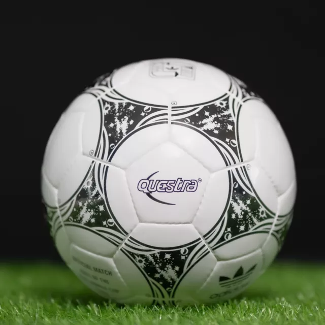 Balón de fútbol Adidas Questra 1994, pelota de la Copa Mundial de la FIFA talla 5