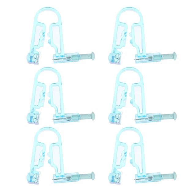 6 pz set piercing auricolari stud per fai da te strumento arma manuale