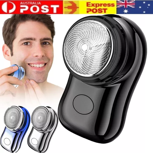 USB Rechargeable Mini-Shave, Pocket Size Portable Electric Shaver Razor For Men