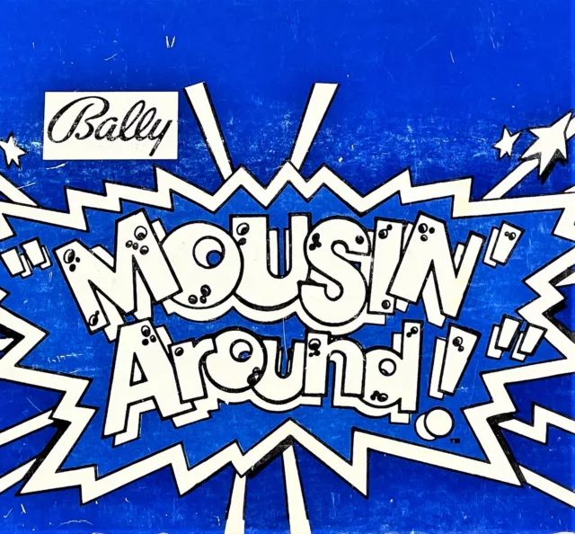 Bally Mousin' Around! Pinball Machine Game Manual Schematics